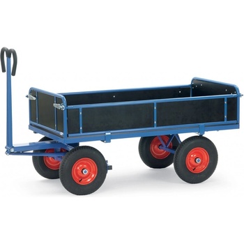 Prepravný vozík Fetra Ručný valníkový s pneumatickými kolesami a ťažným okom 6456LZ
