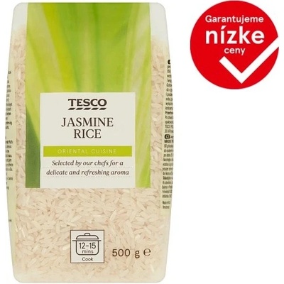Tesco Jazmínová ryža dlhozrnná lúpaná 0,5 kg