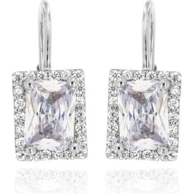 Zlatnictví U Kostela Dámské náušnice s bílým kamenem 1041721901