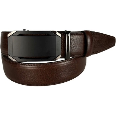 Penny Belts Kožený opasek 35-051-Z9-506 tmavě hnědý
