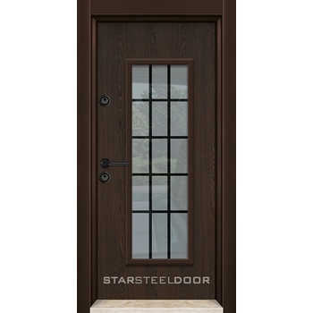 Starsteeldoor Блиндирана врата Outdoor - LP Венге WIN с термомост (цена без монтаж)