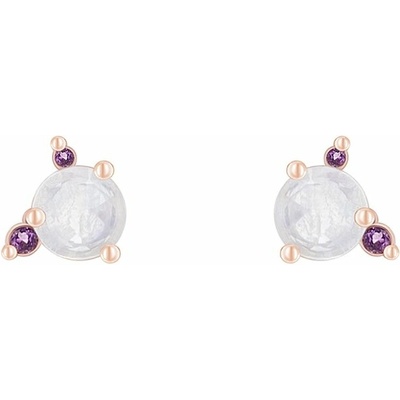 Eppi Náušnice s mesačným kameňom, ametystom a zafírom Baal E42902