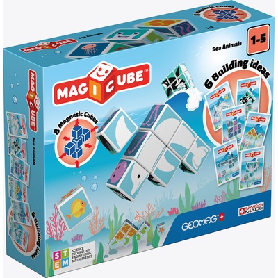 GEOMAG Magicube Mořská zvířátka 8