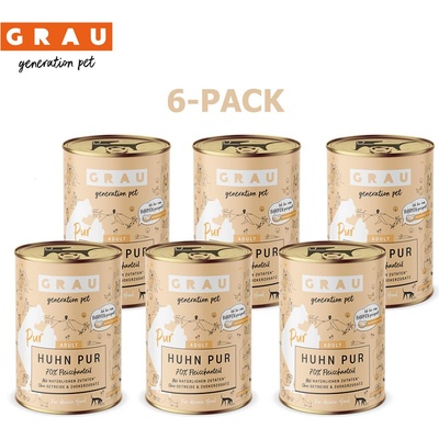 Grau Adult 100% Kuracie mäso 6 x 400 g