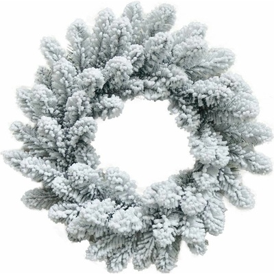MagicHome Veniec na dvere zasnežený 45 cm