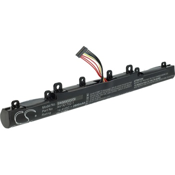 VHBW Батерия за Asus P1440 / P1448 / PE434, A41N1702-1, 2800 mAh (889000209)