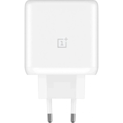 Захранване за ел. мрежа с USB-A порт и технология за бързо зареждане - OnePlus VCA7JAEH USB-A Travel Charger 65W (bulk) (бял) (VCA7JAEH)