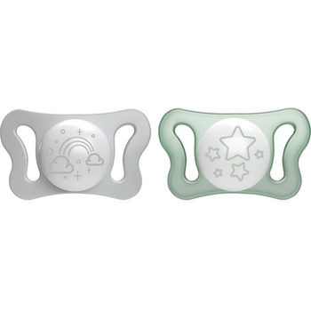Chicco Physio Micro 0-2 m биберон Night 2 бр