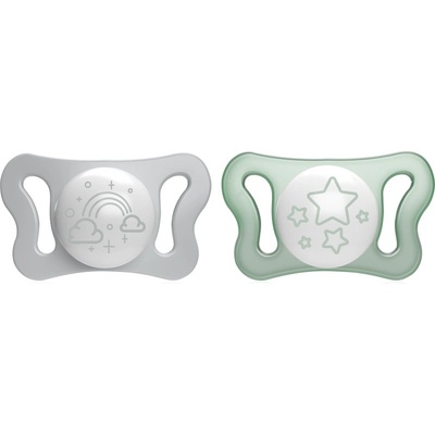Chicco Physio Micro 0-2 m биберон Night 2 бр