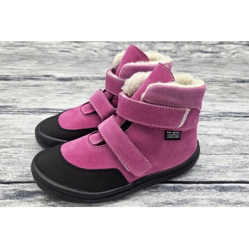 Jonap kožené zimní boty s membránou Jerry růžová