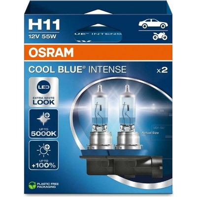 Osram Cool Blue Intense H11 PGJ19-2 12V 55W 2 ks 64211CBN-2HB