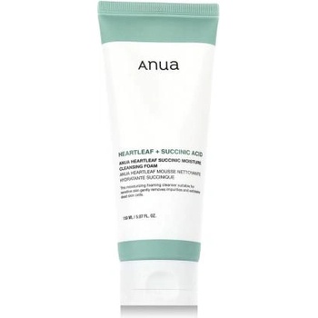 Anua Heartleaf Succinic Moisture Cleansing Foam почистваща и хидратираща пяна за лице 150 ml унисекс