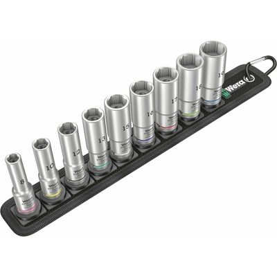 WERA Sada predĺžených nástrčných orechov Zyklop 3/8", 9 dielna