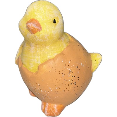 Keramická dekorácia - figúrka v tvare zvieratka 9 cm Varianta: Kuřátko ve skořápce