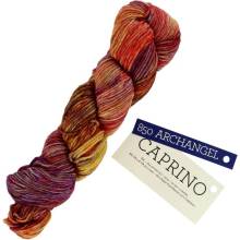 Malabrigo Caprino 850 Archangel oranžovo fialová