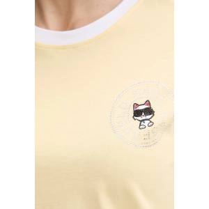 Karl Lagerfeld тениска дамска памучна IKON (B2W17026) - answear - 89,95 лв