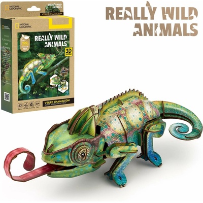 CUBICFUN 3D puzzle National Geographic: Chameleon 63 ks