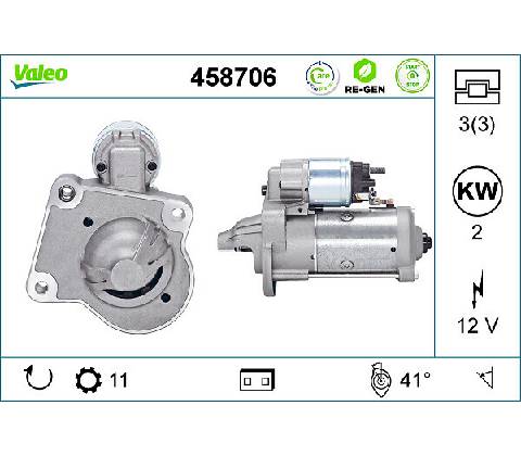Startér VALEO 458706