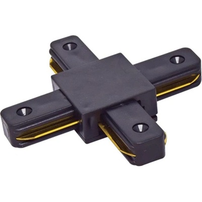 VIVALUX Разклонител / конектор за релсова осветителна система link-x черен (viv004079)