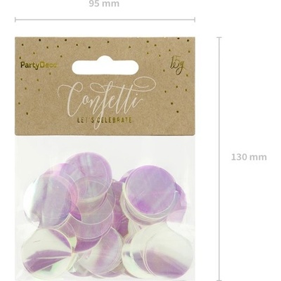 KONFETY koliečka opálové 15g