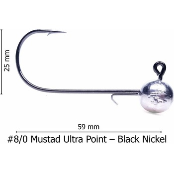 SAF Jigová hlava Capybara vel.8 10g 3 ks