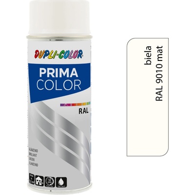 Dupli-color Spray DC Prima RAL9010 mat 500 ml
