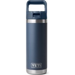 YETI Термо бутилка Yeti coolers Rambler Bottle C Straw Insulated bottle - Navy - размер 532 ml (533-2087-0311)