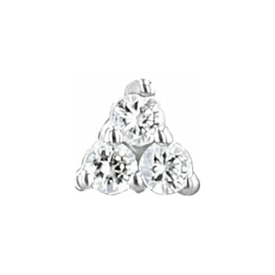 Eppi Piercing náušnice s lab-grown diamantmi Rossi E47382
