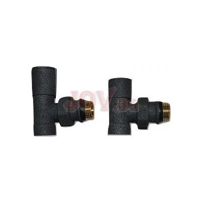 THS Thermostyle Радиаторен сет lux duo black ths 1/2 ъглов