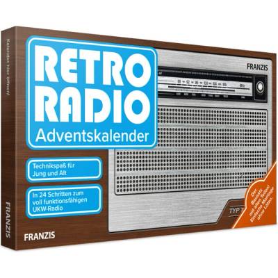 Franzis adventný kalendár Retro rádio stavebnica 504095