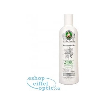 Babička Agafia White kopřivový Shampoo pro všechny typy vlasů jemnost a lesk 280 ml