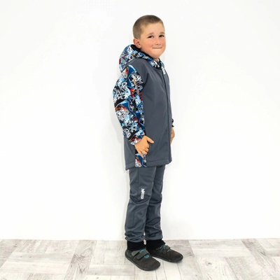 Esito Snowboard dětská softshellová bunda