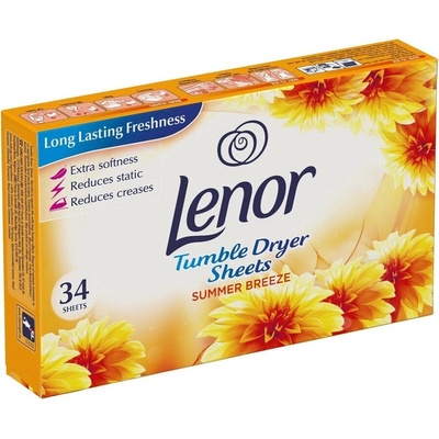 Lenor Кърпички за сушилня Lenor Summer Breeze 34броя (9333-3232)