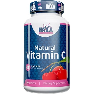 Haya Labs Natural Vitamin C from Acerola Fruit, 125 mg, 60 таблетки, Haya Labs