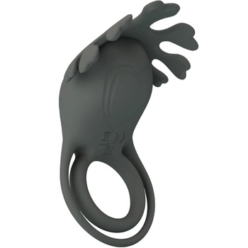 LyBaile Вибриращ пенис ринг Медицински силикон "kono black" Презареждащ се