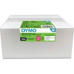DYMO 2223589, 54 мм x 25 мм, за обратен адрес, бели, оригинални хартиени етикети, 24 x 500 бр (2223589)
