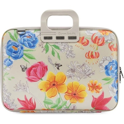 Bombata Чанта за лаптоп Bombata Peonia E00860-3, до 14" (35.56 cm), сива (E00860-3)