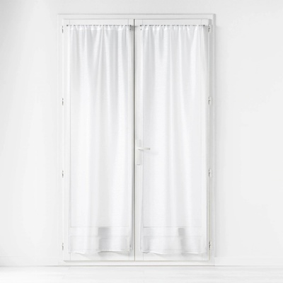 Douceur d'intérieur Sada dvou jednobarevných záclon, LISSEA, 70 x 200 cm bílá