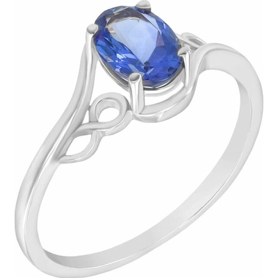Eppi zlatý prsten s oválným tanzanitem Musa R34157