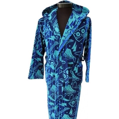 Yana Ltd Juniorský župan Modrá se vzorkem – Zbozi.Blesk.cz