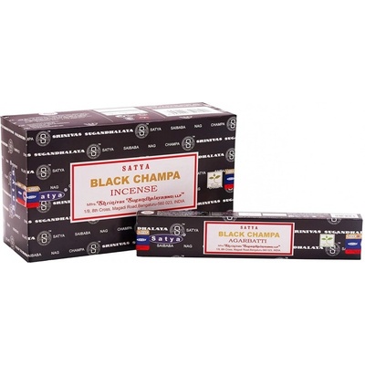 Shrinivas Satya Vonné tyčinky Black Champa 15 g – Zboží Dáma