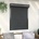vidaXL Ролетна щора Антрацит 100 x 130 cm Алуминий и полиреутан (42047067)