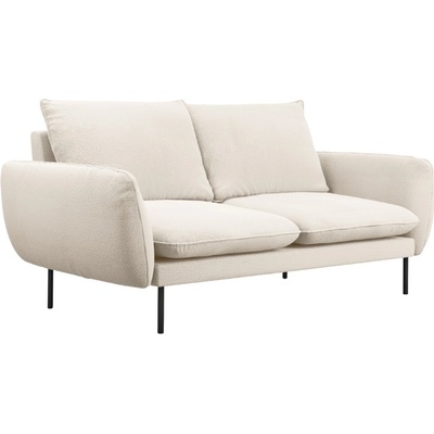 Cosmopolitan Design Béžová bouclé dvoumístná pohovka Vienna 160 cm