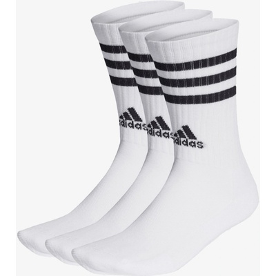 adidas Klasické ponožky 3-Stripes Cushioned Crew Socks 3 Pairs HT3458 Bílá
