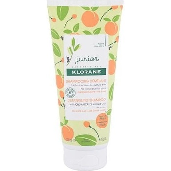 Klorane Junior Peach dětský vyživující šampon pro děti od 3 let 200 ml