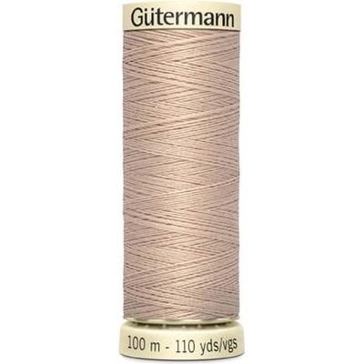 Nit PES Gütermann 100 (100m) - univerzální barva 121 - béžová