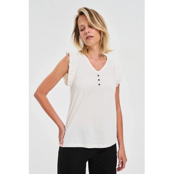 Moodo Дамска тениска Moodo - бяла Moodo | Byal | ЖЕНИ | XS