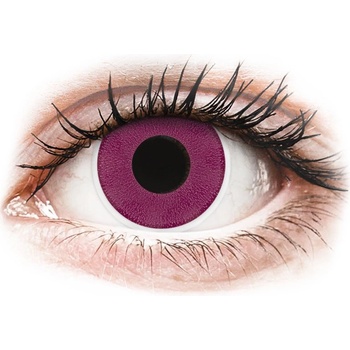 MaxVue Vision ColourVUE Crazy Lens - nedioptrické 2 čočky Purple