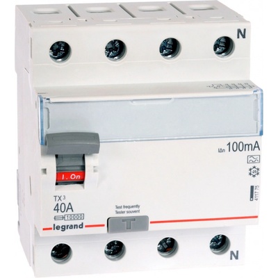 Legrand TX3 40A/100mA/4p/A 411775
