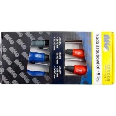 MAGG Sada skrutkovačov (2xPL, 2xPH, 1xPZ) - 5 ks